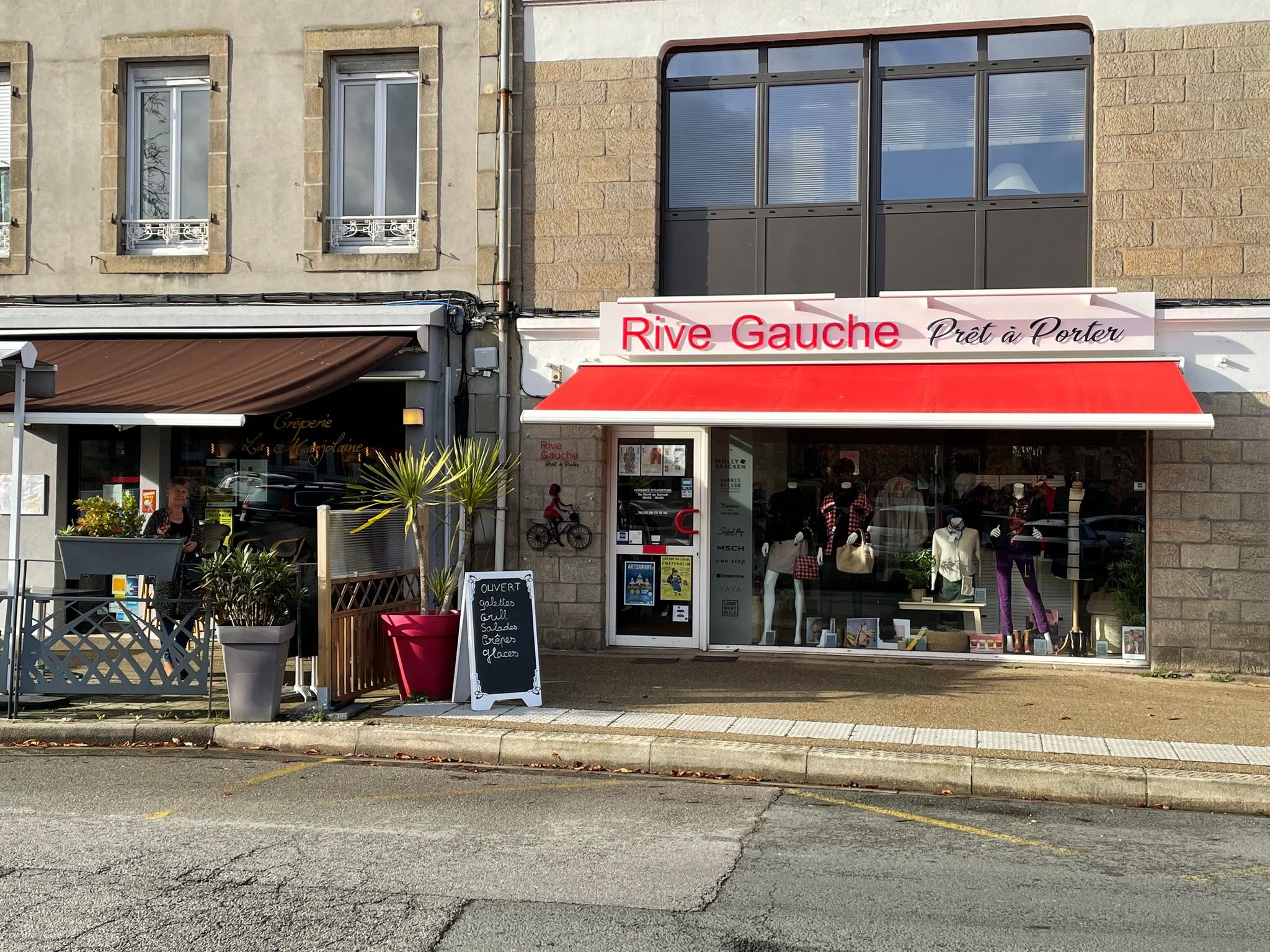 devanture magasin Rive Gauche Prêt-à-porter femme à Châteaulin